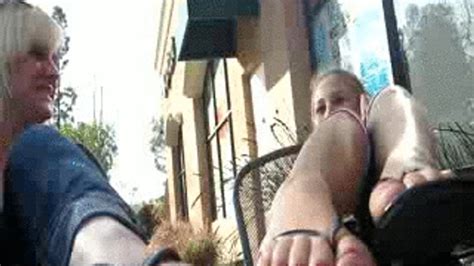 Blonde And Latina Street Feet Interview 1080p Feeture Productions Clips4sale