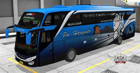 Livery Bus Po Haryanto Blue By Kakang Mobilegend Ace