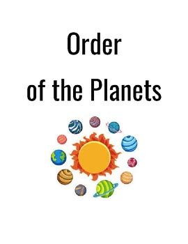 Order of the Planets by I Luv To Teach | TPT