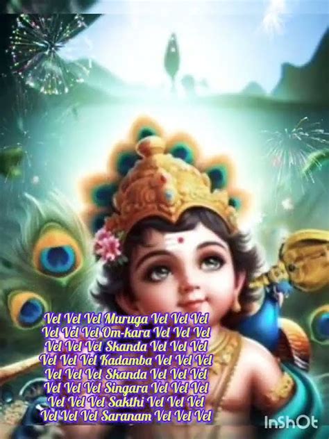 Vel Vel Vel Muruga Subramanya Swami Tamil Murugan Lyrics In Description Youtube