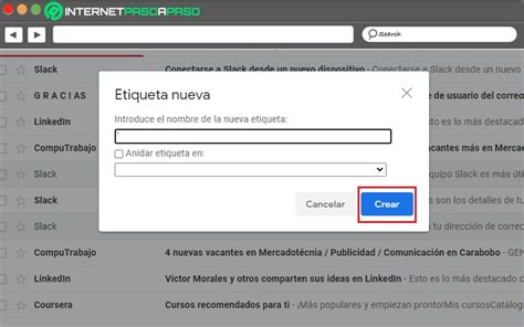 Crear Carpetas De Correos En Gmail Gu A Paso A Paso