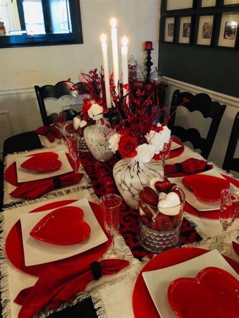 50 Romantic Valentines Table Setting Ideas For A Cozy Night In