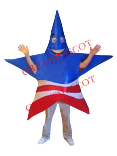 Patriot Star Mascot Costume