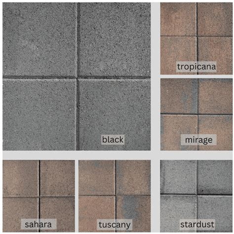 Paver Colors - IDAStone