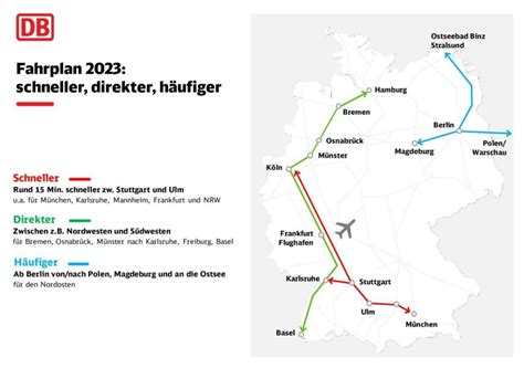 Deutsche Bahn ändert Fahrplan Diesen Änderungen stehen an