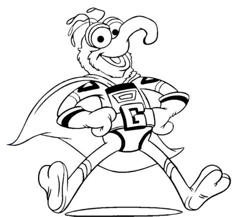 Super Gonzo Coloring Page The Best Porn Website