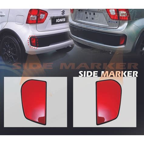 Jual Sticker Timbul Emblem Side Marker Belakang Suzuki Ignis Polet