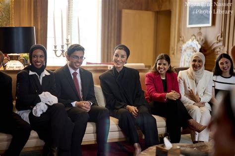 HH Sheikha Moza Bint Nasser Meets With US Based Alumni Of Qatar Foundation