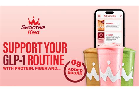 Smoothie King Introduces Menu For Glp 1 Users Food Business News