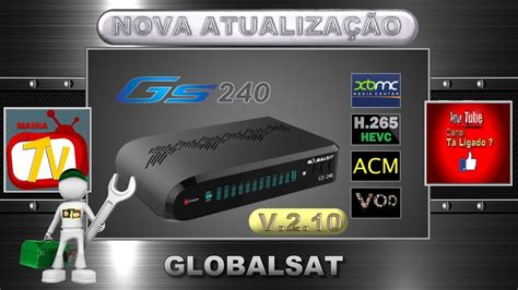 Nova Atualiza O Nueva Actualizaci N Att Globalsat Gs V