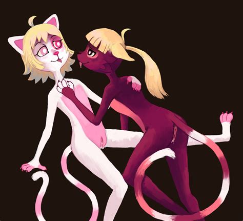 Rule 34 2018 Beleth Floraverse Blonde Hair Feline Female Floraverse Fur Hair Heterochromia