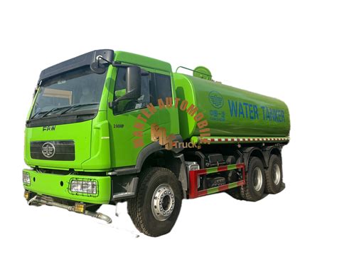 Faw X Rhd Ton Hp Water Spray Bowser Tank Delivery Truck China