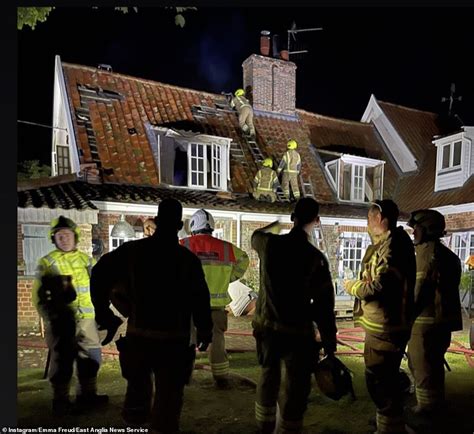 Richard Curtis And Emma Freud Reveal They Escaped Injury As Blaze By