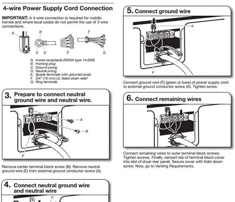 Wiring Guide For Maytag Dryer Power Cord