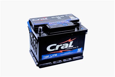 Bateria Cral Top Line Selada 60Ah CL60VD 18 Meses De Garantia Loja