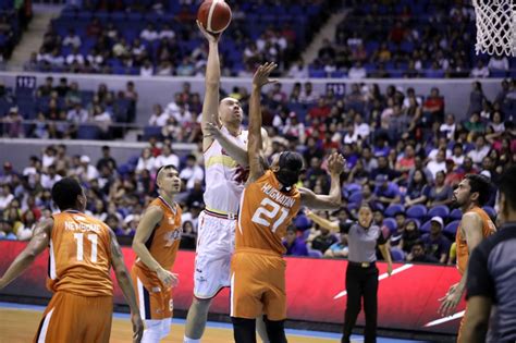 Pba Ginebra Bounces Back Downs Meralco For First Win Abs Cbn News