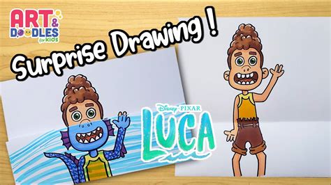 How To Draw Alberto Scorfano Disney Pixar Luca Youtube