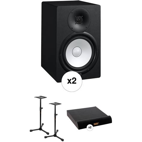 Yamaha HS8 Active Studio Monitor Black Pair With Yamaha