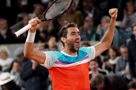 Atp Roland Garros Marin Cilic Bat Andrey Rublev Au Terme D Un Match