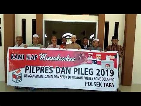 Deklarasi Mensukseskan Pilpres Dan Pileg Oleh Masyarakat Bone