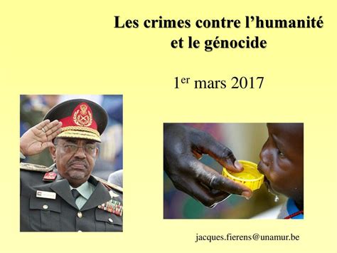 Les Crimes Contre Lhumanité Et Le Génocide Ppt Télécharger