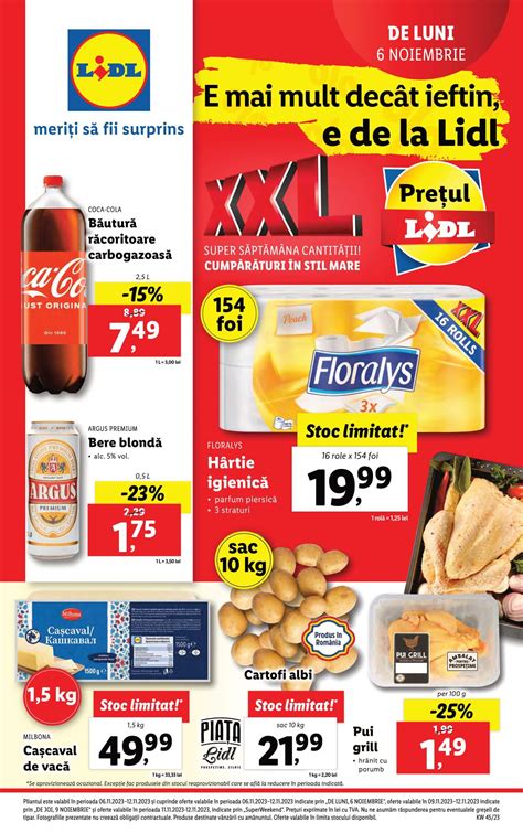 Catalog Lidl Noiembrie Noiembrie Oferte Revista Lidl