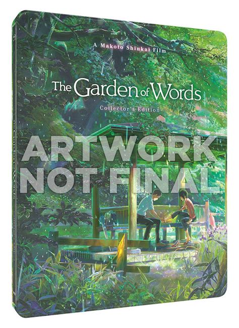 The Garden Of Words Blu Ray Steelbook [usa] Hi Def Ninja Pop