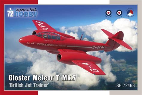 Special Hobby Gloster Meteor T Mk British Jet Trainer Spektar