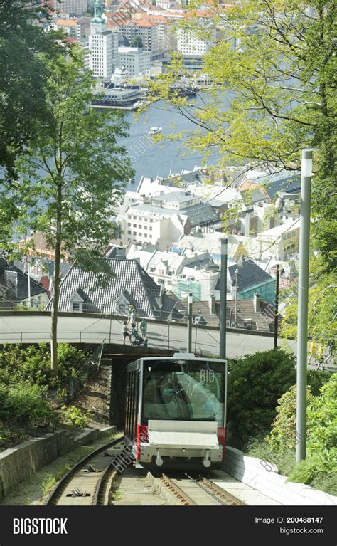 Floibanen Funicular Image & Photo (Free Trial) | Bigstock