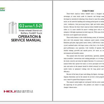 Heli Electric Stacker Trucks Cbd G Electric Schematic Diagram