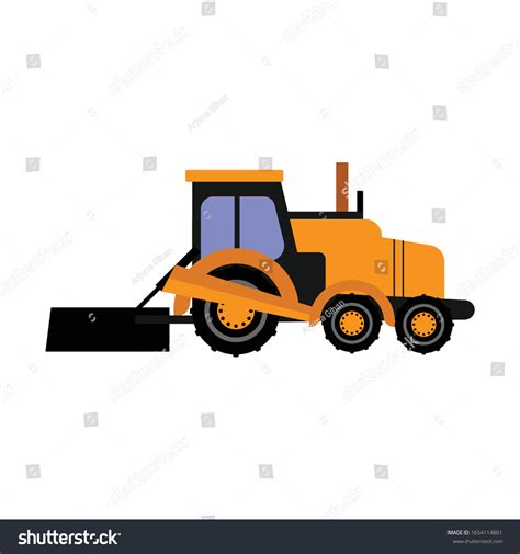 Dozer Simple Illustration Vector Clip Art Stock Vector (Royalty Free ...