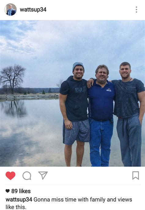 Derek Watt's Instagram - 3.20.17 - family time in Wisconsin- Derek ...