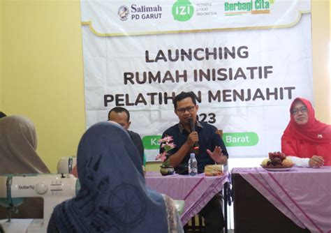 Izi Jabar Kembali Launching Program Pelatihan Menjahit Inisiatif