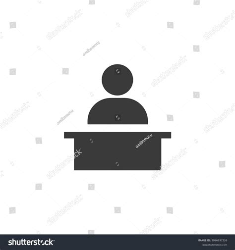 Worker Icon Black White Vector Graphic Stock Vector (Royalty Free ...