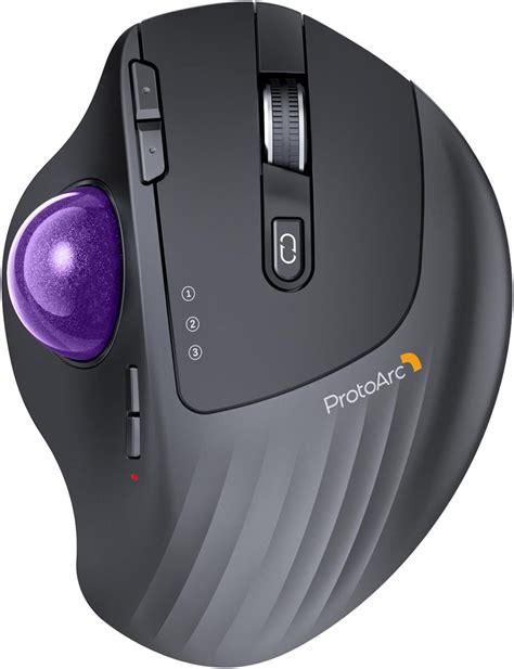 amazoncom protoarc wireless trackball mouse em nl ergonomic