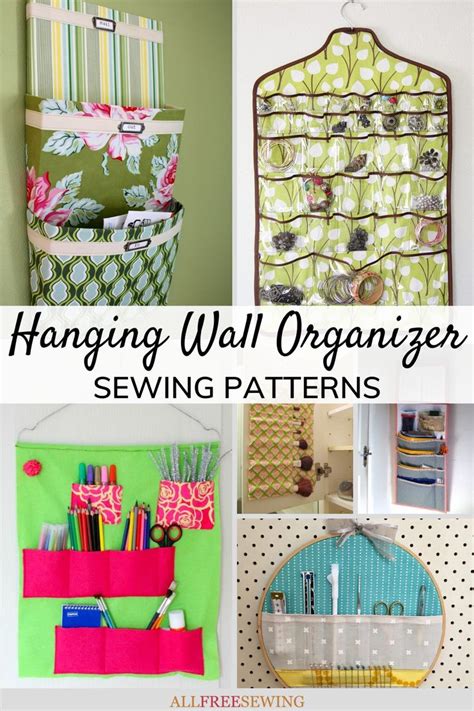 20 Pocket And Hanging Wall Organizer Patterns Hanging Wall Organizer Hanging Storage Pockets