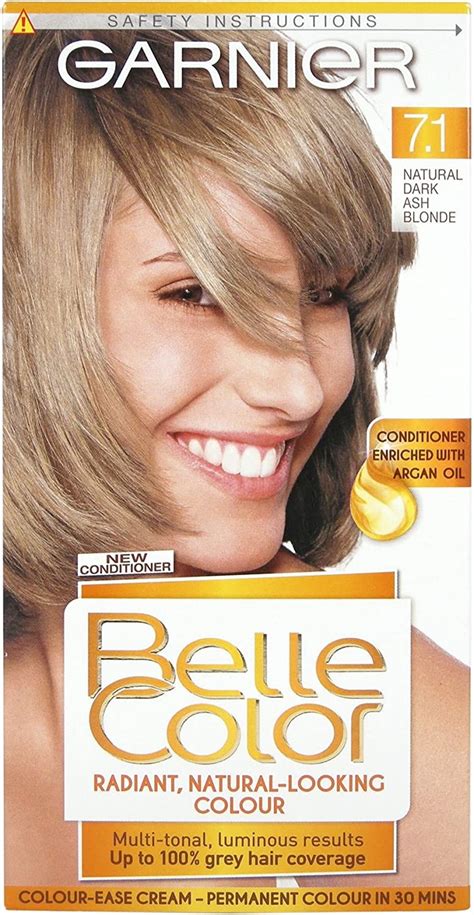 Garnier Belle Color 7 1 Natural Dark Ash Blonde Permanent Hair Dye