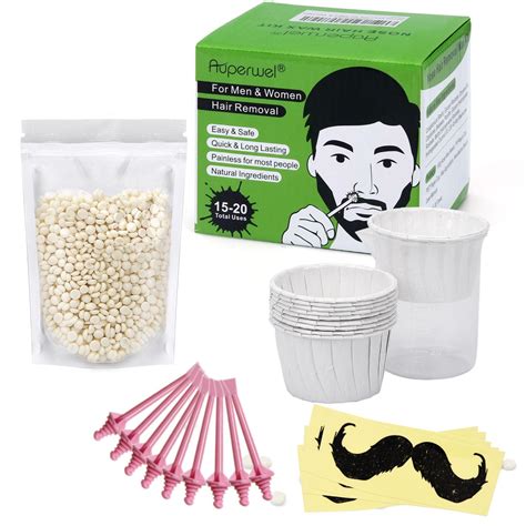 Amazon Auperwel Nose Wax Kit G Nose Wax Pink Applicators