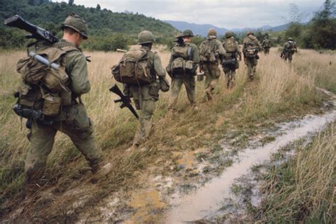 Vietnam War Soldiers Fighting In Color