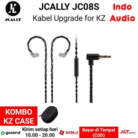 Jcally Jc08s With Mic Upgrade Cable For Kz Zsn Pro X Kz Dq6 Kz Edx Pro Kz Zst X Shopee Philippines