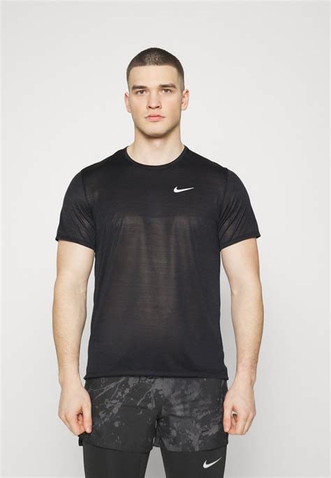 Nike Performance Miler Sportfelső Black Fekete Zalando Hu