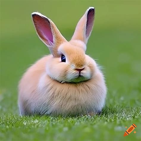 Fluffy Cute Bunny On Craiyon