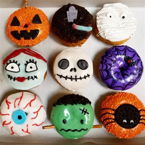 Halloween Donuts Are So Much Fun To Make 🎃 Last Year We Added Sally