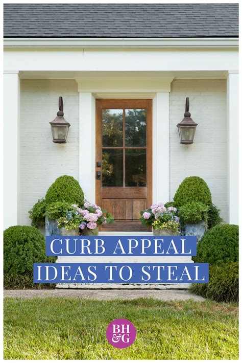 A Blue Sign That Says Curb Appeal Ideas To Steal