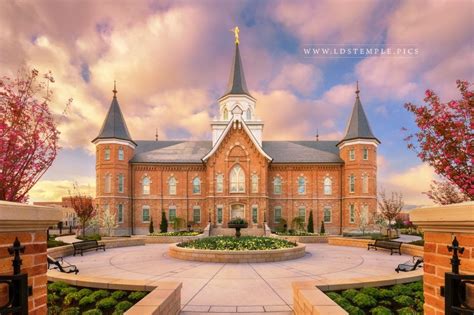 Provo City Center Temple Sunrise South - LDS Temple Pictures