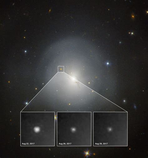 Hubble Observes A Kilonova From Merging Neutron Stars