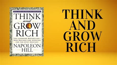 Think And Grow Rich Audiobook Full By Napoleon Hill [original 1937