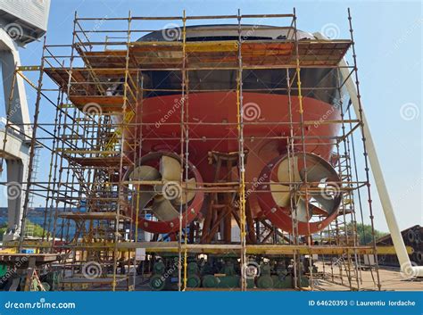 Ship building stock image. Image of marine, industry - 64620393