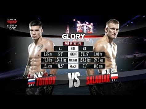 Vlad TUINOV VS Artur SALADIAK GLORY69 DÜSSELDORF YouTube