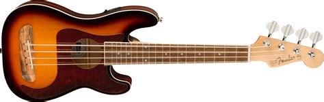 Fender Fullerton Precision Bass Uke Color Sunburst Soundpad